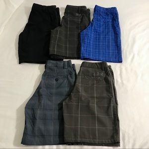 Boys Under Armour Golf Short Bundle Lot